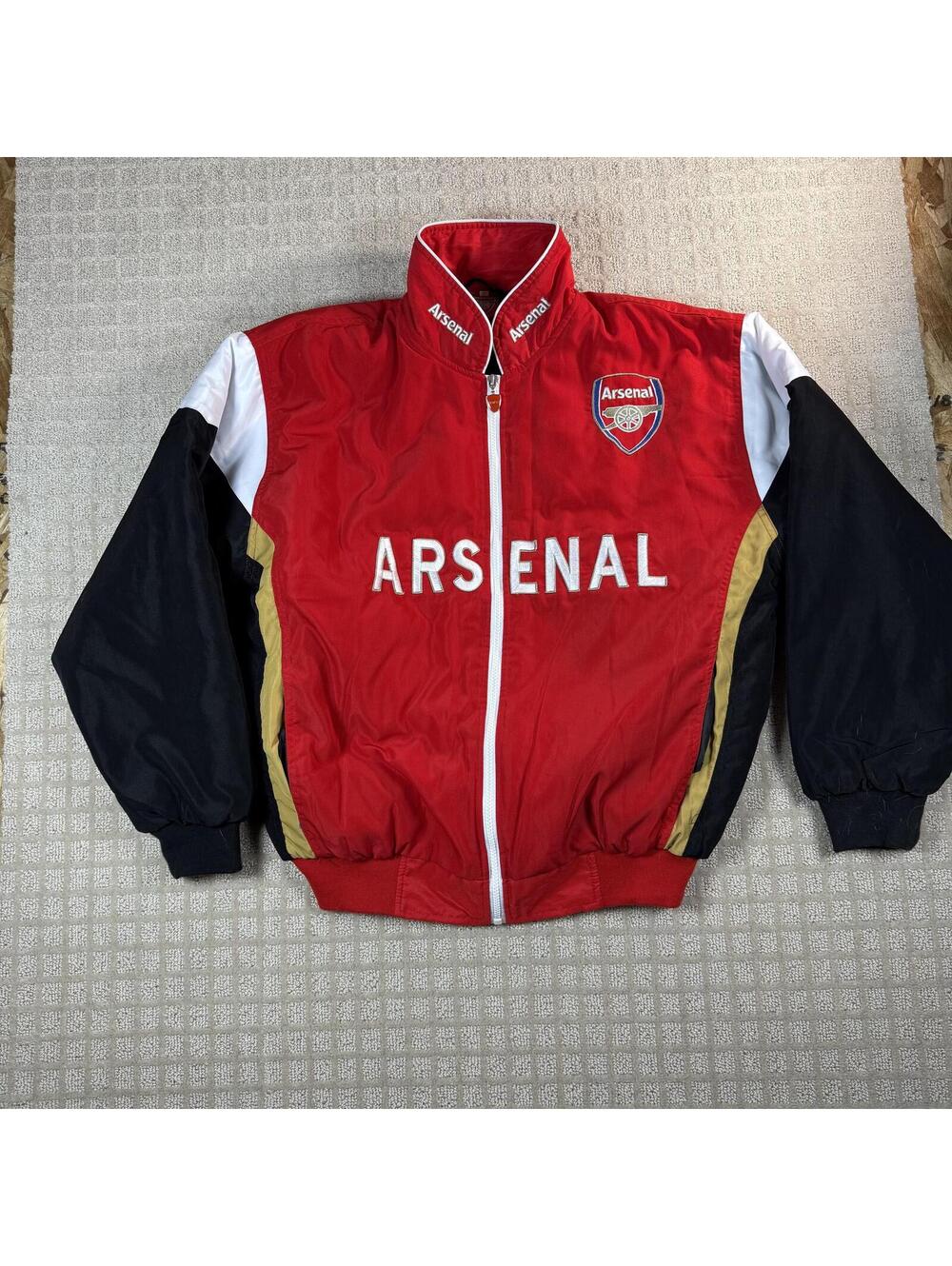 Vintage Arsenal Soccer Full Zip Jacket Large
